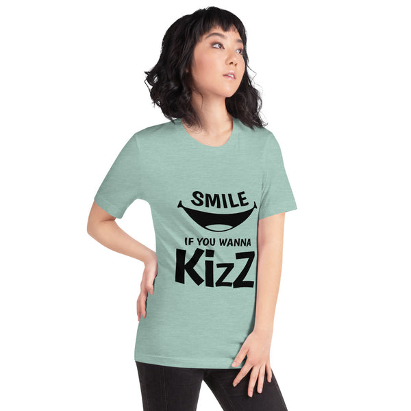 Premium-T-Shirt "Smile, if you wanna Kizz"